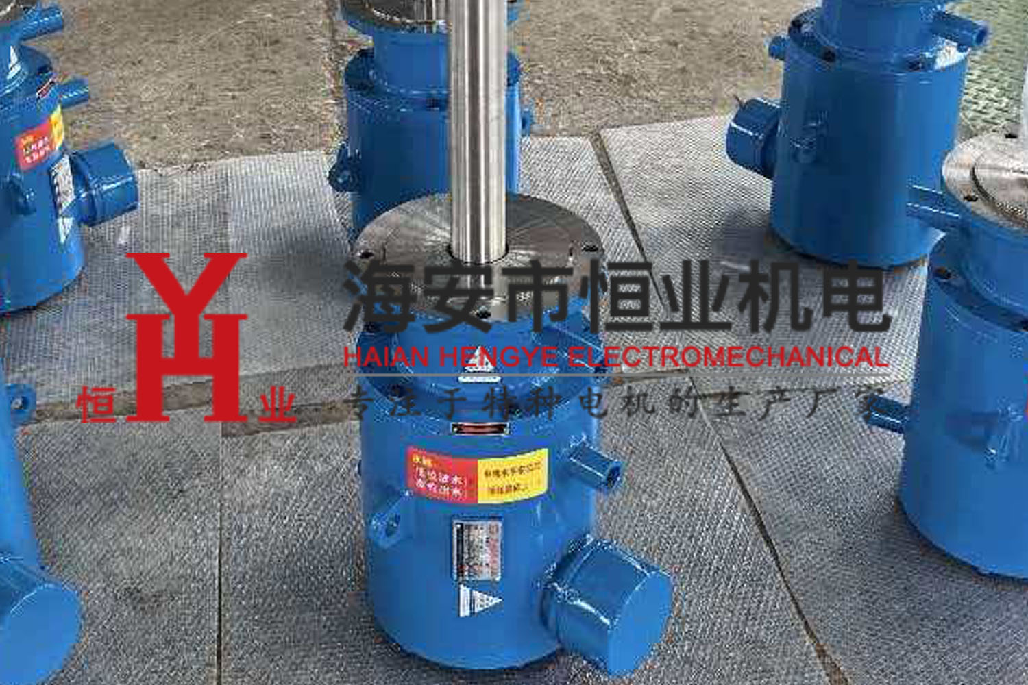 我司車間一批爐用密封水冷電動機完工亮相